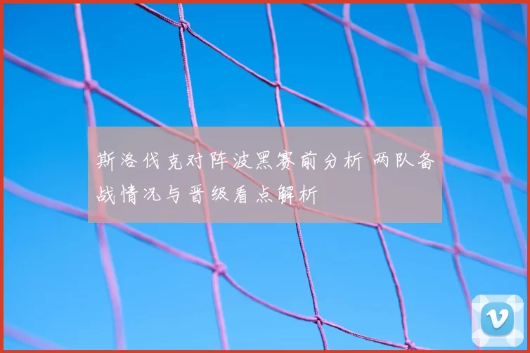 斯洛伐克对阵波黑赛前分析 两队备战情况与晋级看点解析
