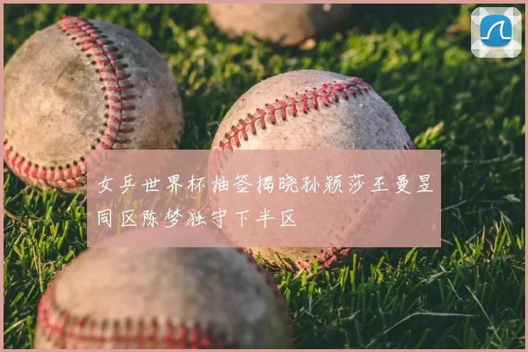女乒世界杯抽签揭晓孙颖莎王曼昱同区陈梦独守下半区